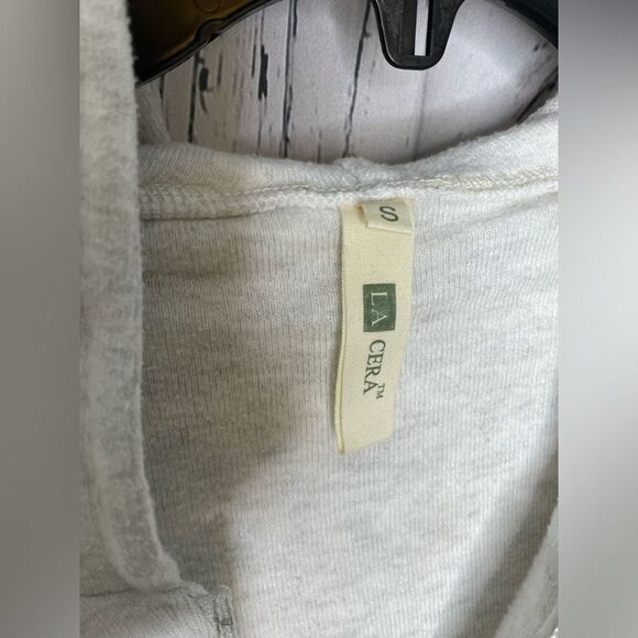 La Cera Comfort Zipper Hoodies and Pants Oatmeal Small - Picture 7 of 9